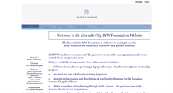 Desktop Screenshot of ecbpwfoundation.org
